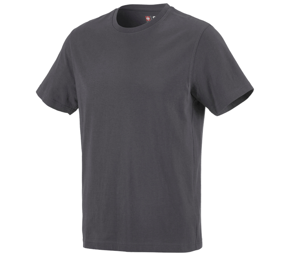 Menuisiers: e.s. T-shirt cotton + anthracite
