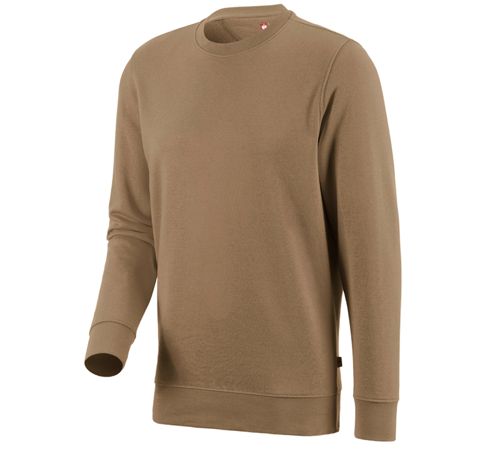 Menuisiers: e.s. Sweatshirt poly cotton + kaki