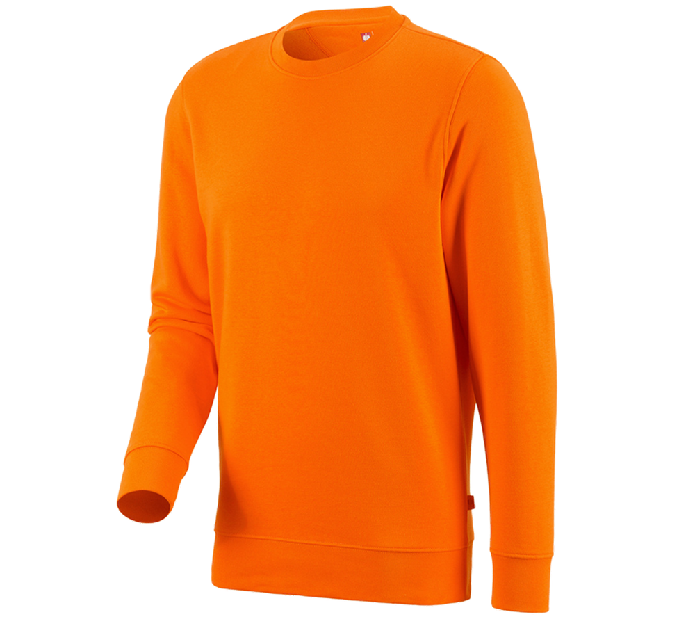 Galabau / Forst- und Landwirtschaft: e.s. Sweatshirt poly cotton + orange