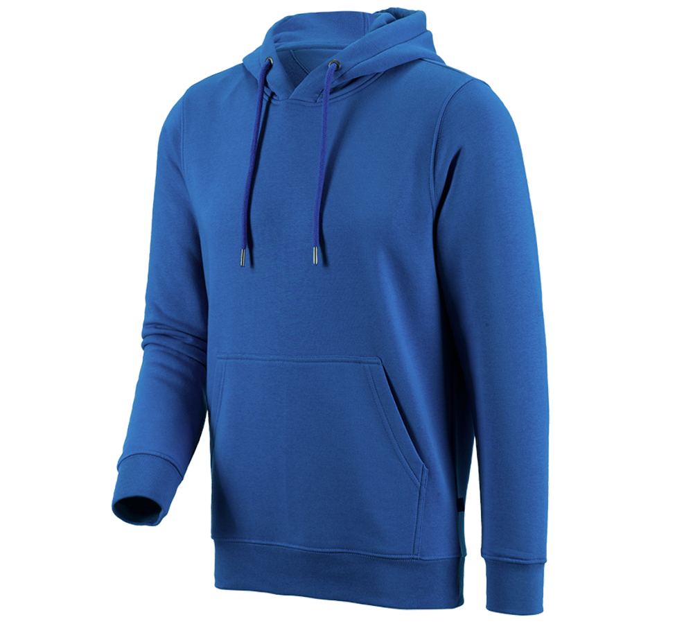 Installateur / Klempner: e.s. Hoody-Sweatshirt poly cotton + enzianblau