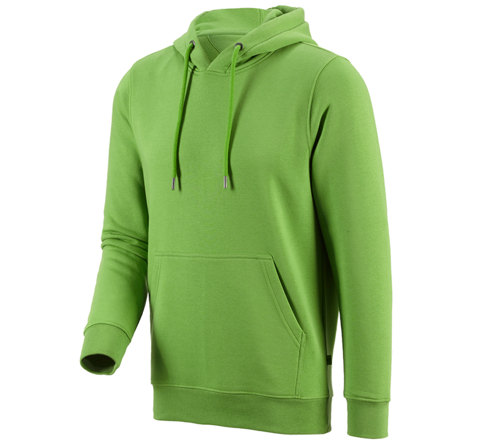 Installateurs / Plombier: e.s. Sweatshirt à capuche poly cotton + vert d'eau