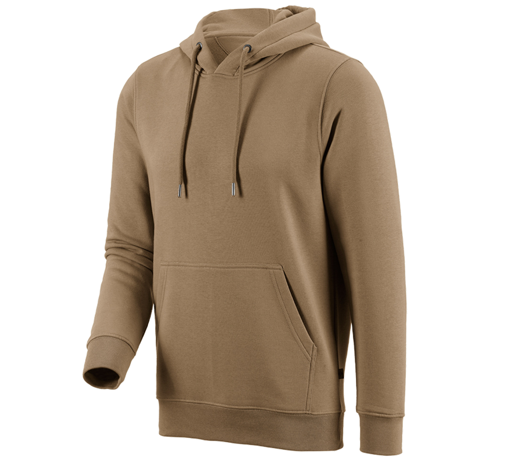Shirts & Co.: e.s. Hoody-Sweatshirt poly cotton + khaki