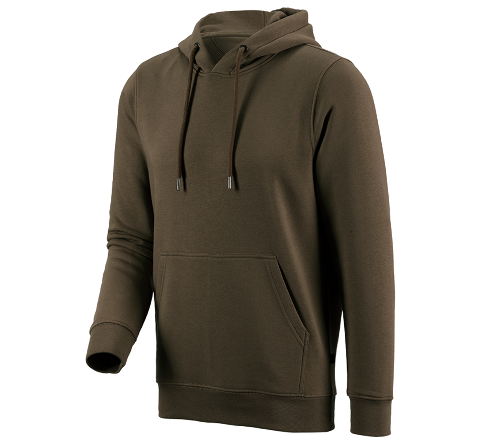 Installateurs / Plombier: e.s. Sweatshirt à capuche poly cotton + olive
