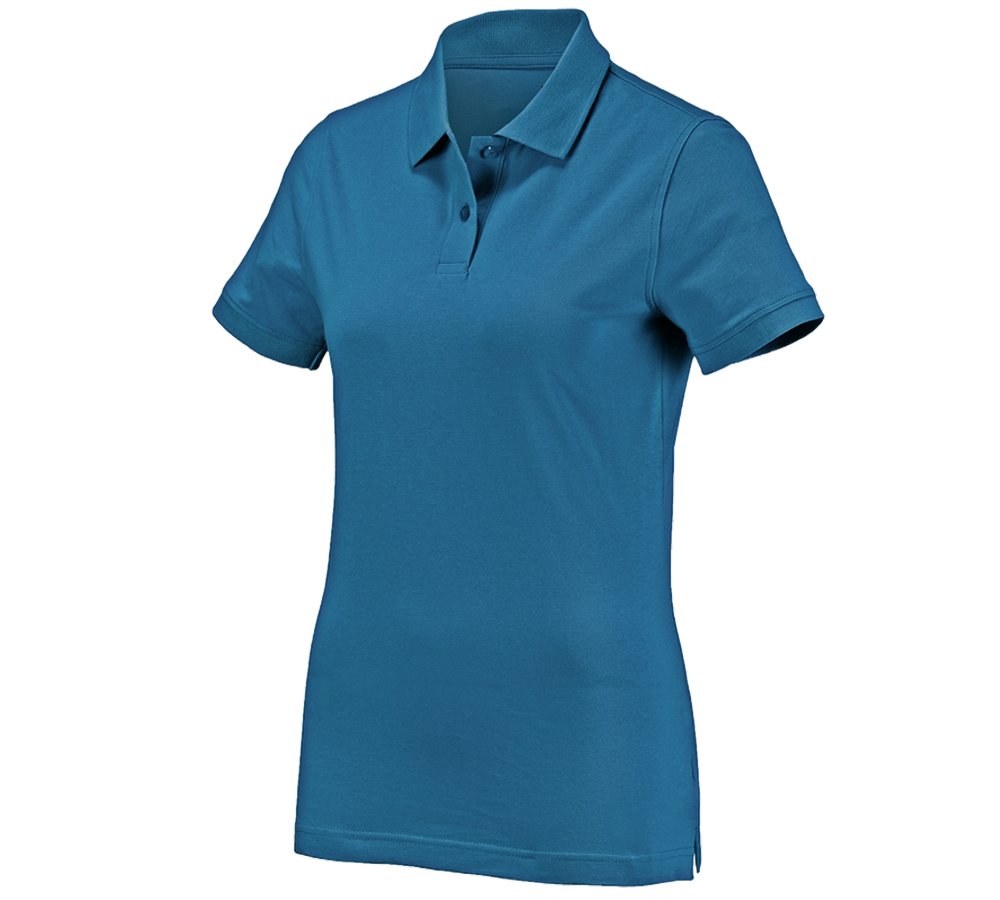 Shirts & Co.: e.s. Polo-Shirt cotton, Damen + atoll