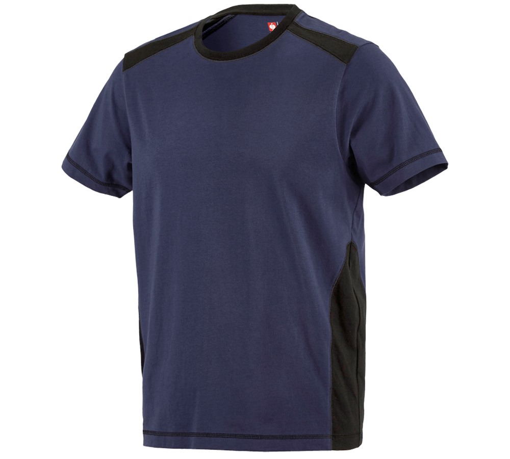 Thèmes: T-shirt  cotton e.s.active + bleu foncé/noir