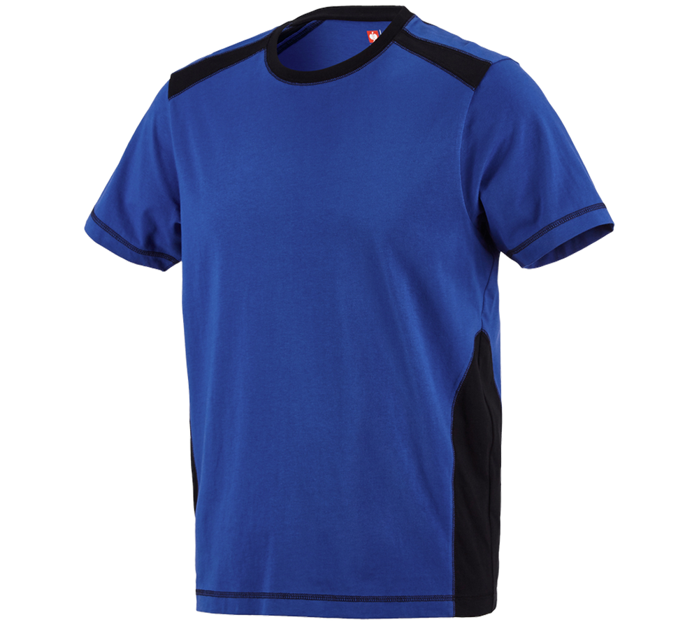 Horti-/ Sylvi-/ Agriculture: T-shirt  cotton e.s.active + bleu royal/noir