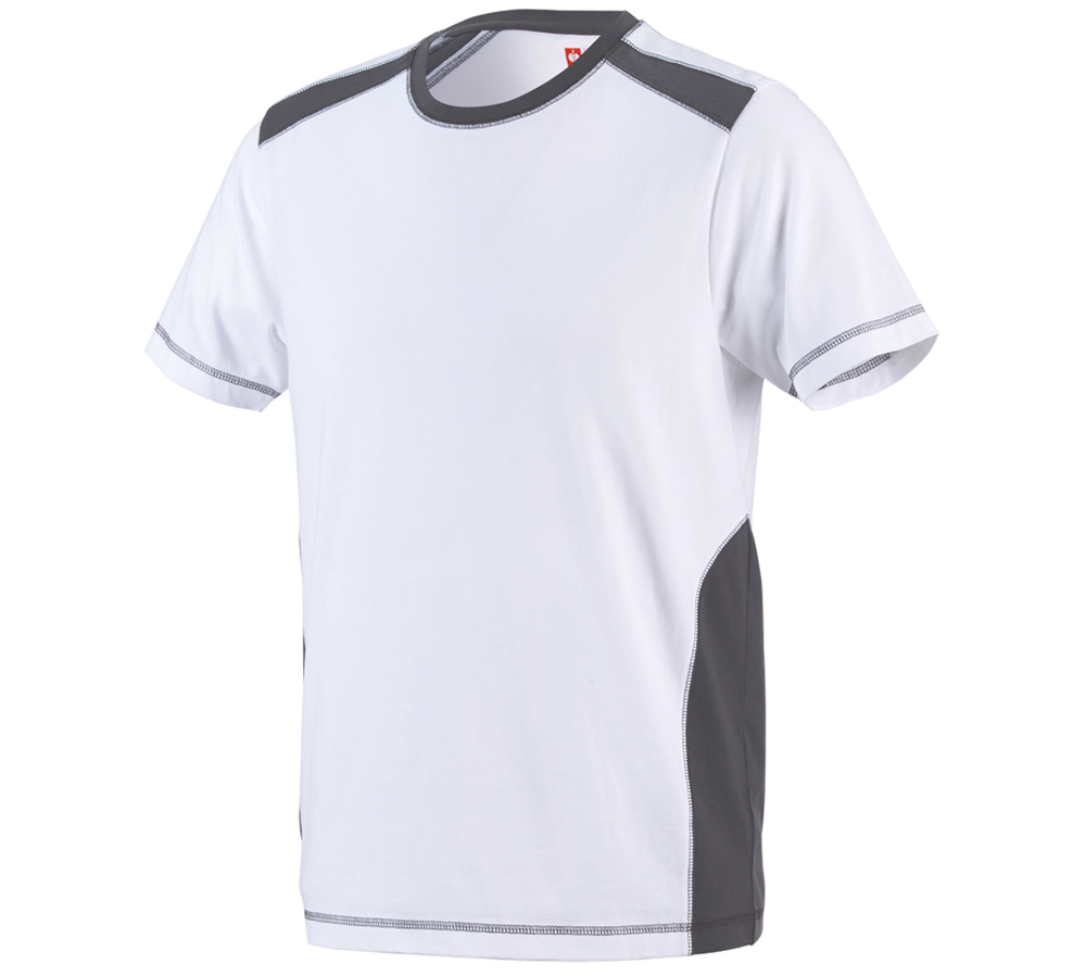 Horti-/ Sylvi-/ Agriculture: T-shirt  cotton e.s.active + blanc/anthracite