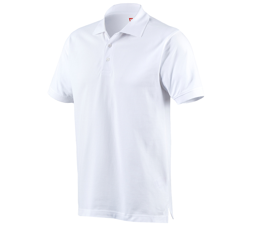 Galabau / Forst- und Landwirtschaft: e.s. Polo-Shirt cotton + weiß