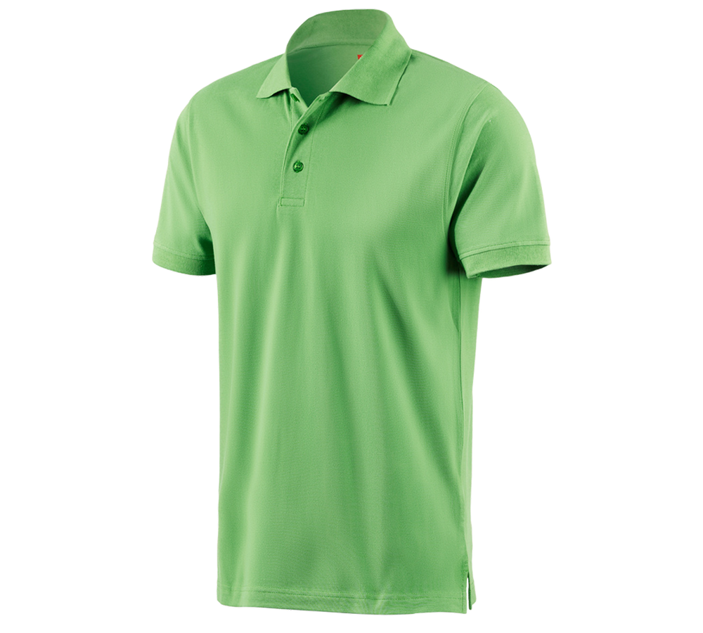 Themen: e.s. Polo-Shirt cotton + apfelgrün