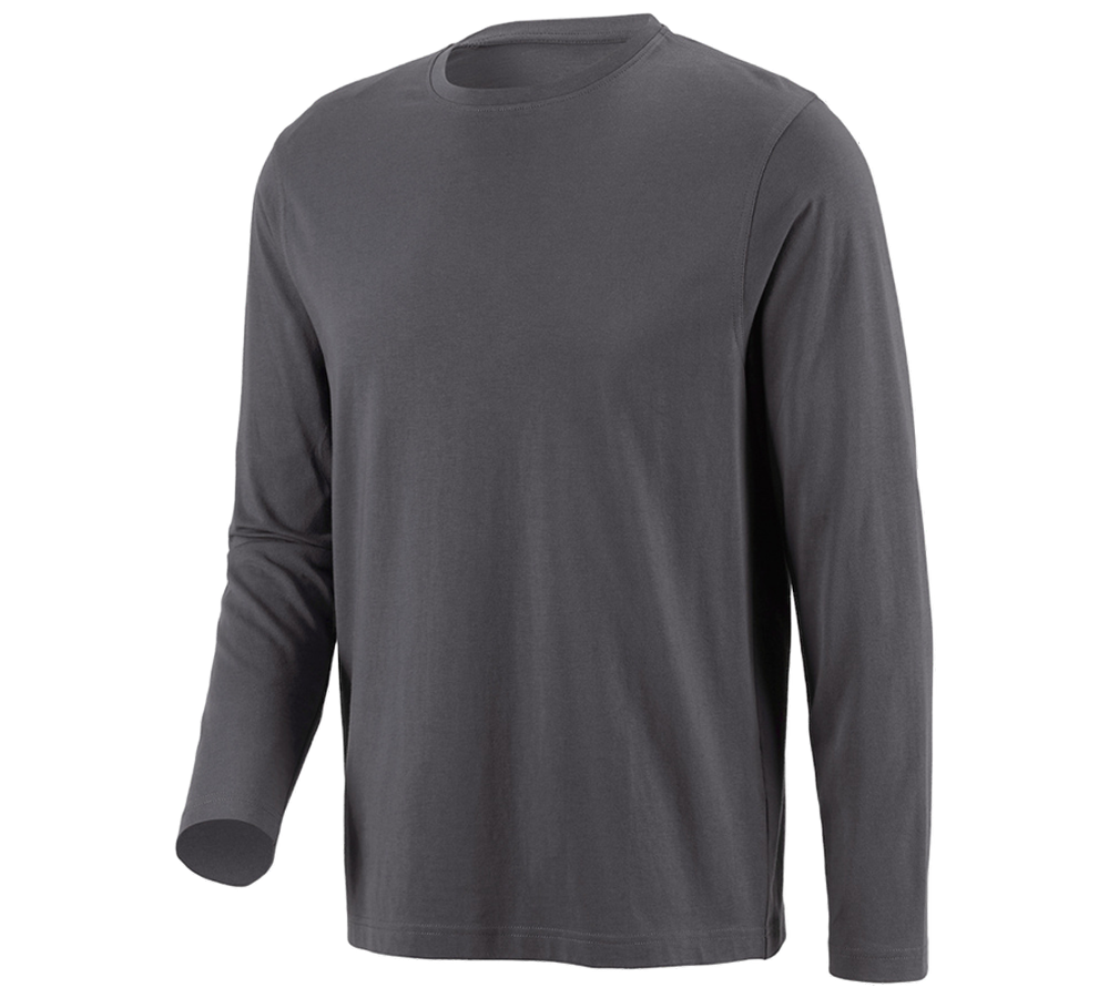 Menuisiers: e.s. Longsleeve cotton + anthracite