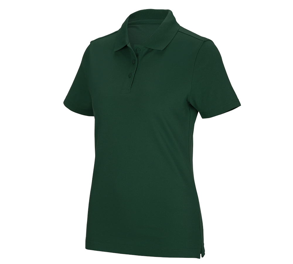 Schreiner / Tischler: e.s. Funktions Polo-Shirt poly cotton, Damen + grün