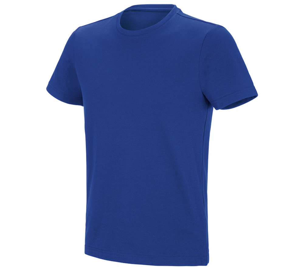 Thèmes: e.s. T-shirt fonctionnel poly cotton + bleu royal
