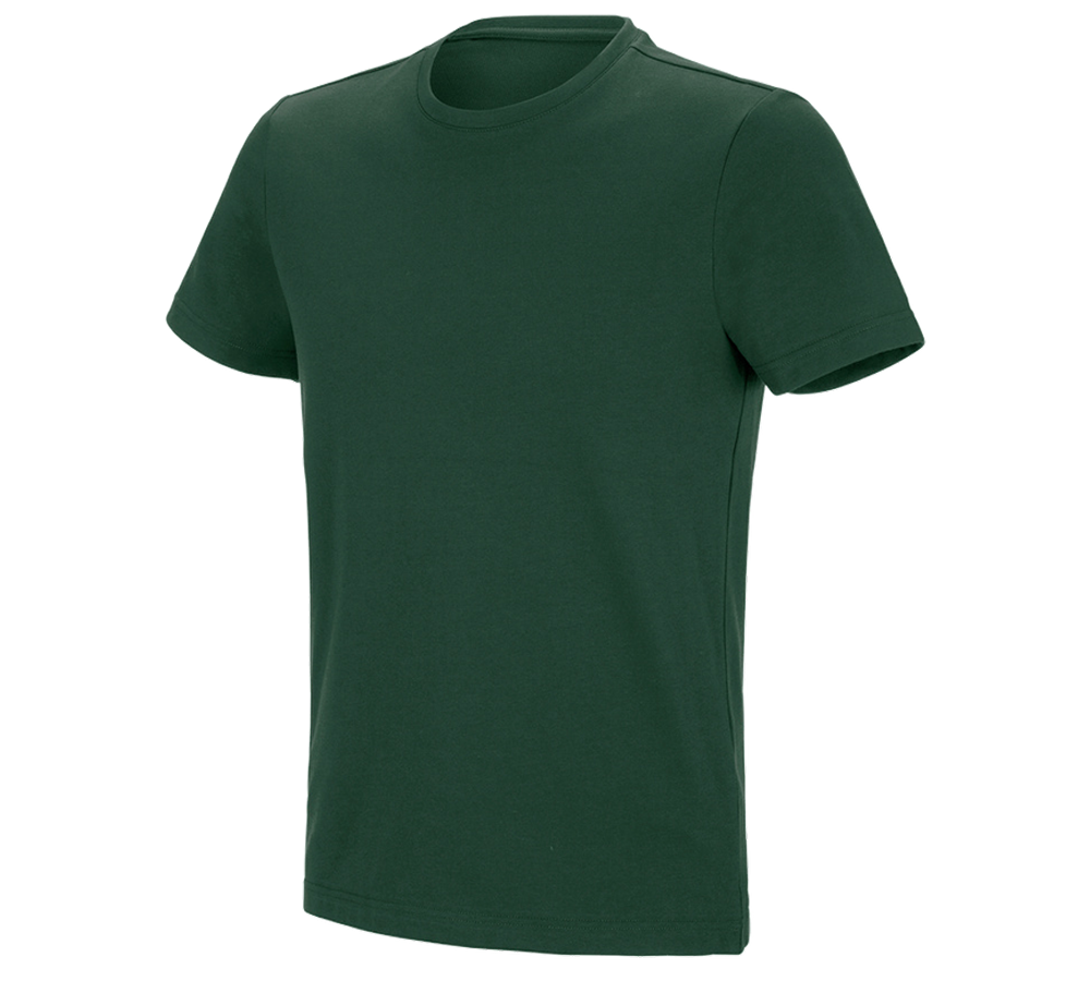 Shirts & Co.: e.s. Funktions T-Shirt poly cotton + grün