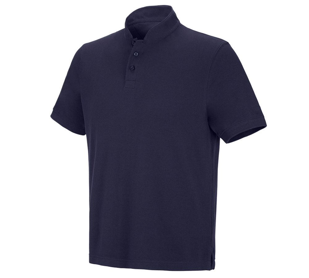 Galabau / Forst- und Landwirtschaft: e.s. Polo-Shirt cotton Mandarin + dunkelblau