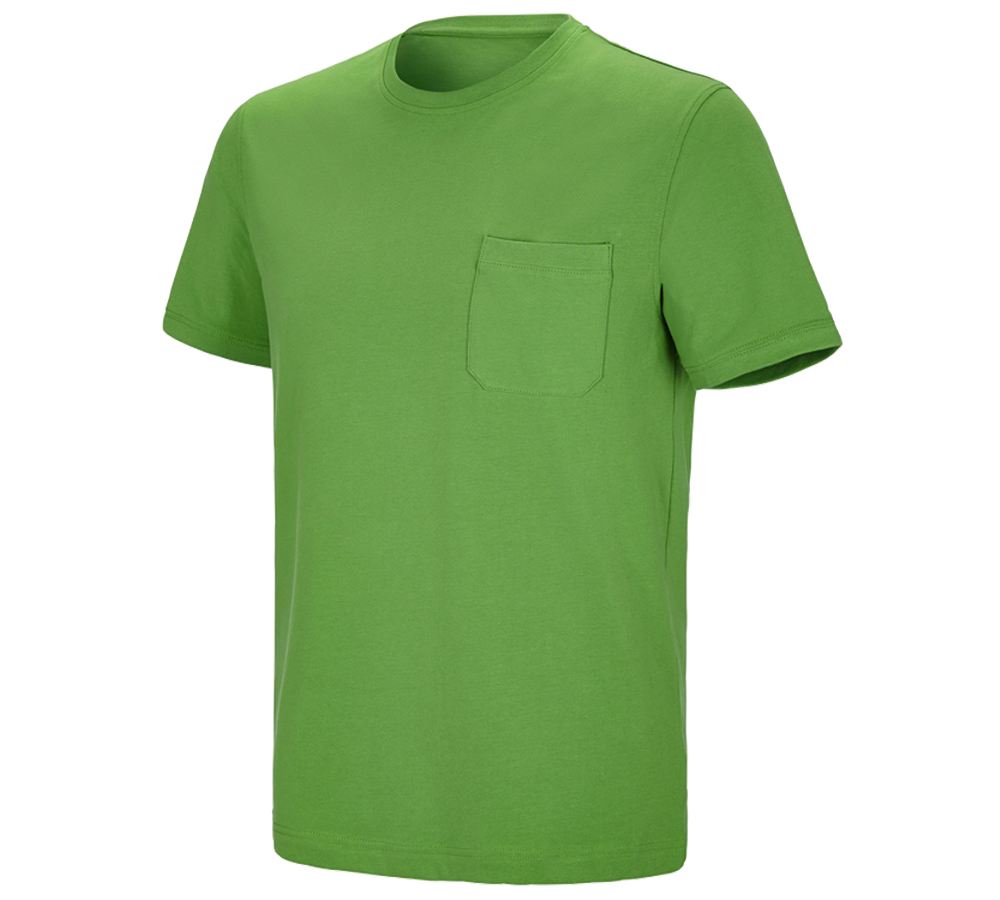 Galabau / Forst- und Landwirtschaft: e.s. T-Shirt cotton stretch Pocket + seegrün