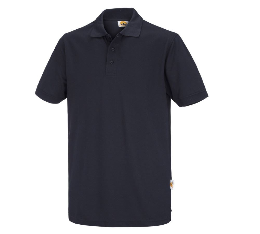 Shirts & Co.: STONEKIT Polo-Shirt Basic + dunkelblau