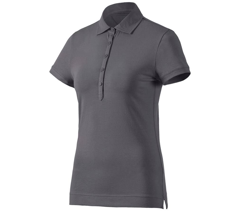 Installateurs / Plombier: e.s. Polo cotton stretch, femmes + anthracite