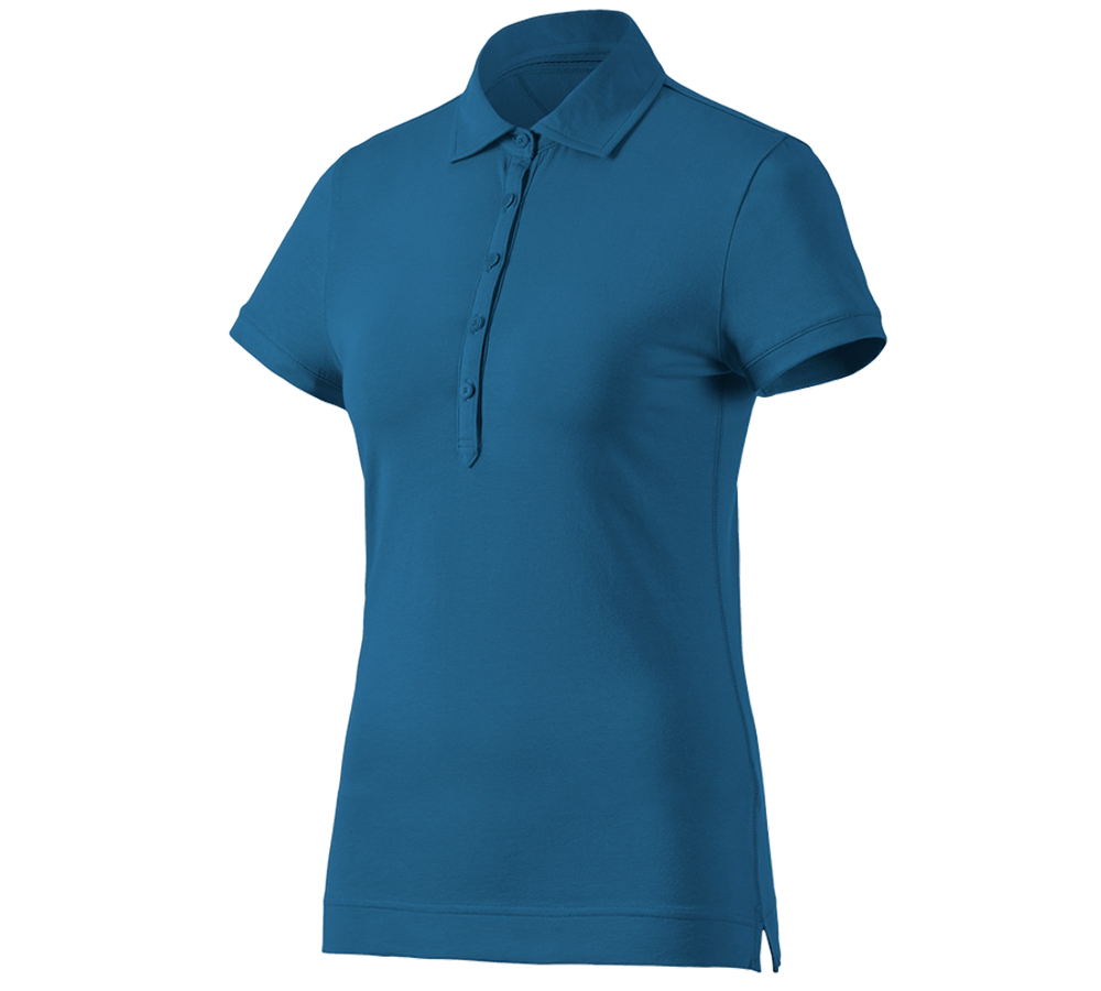 Installateur / Klempner: e.s. Polo-Shirt cotton stretch, Damen + atoll