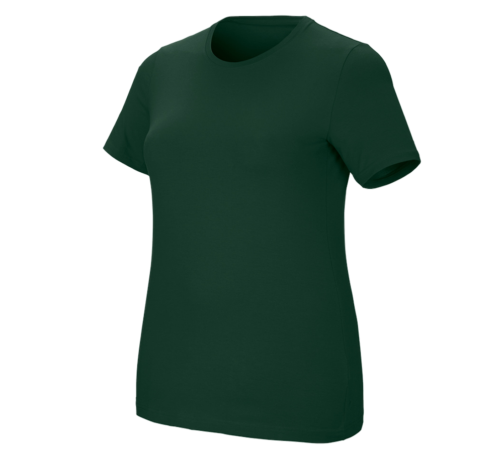 Schreiner / Tischler: e.s. T-Shirt cotton stretch, Damen, plus fit + grün