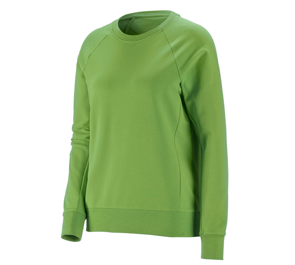 Schreiner / Tischler: e.s. Sweatshirt cotton stretch, Damen + seegrün