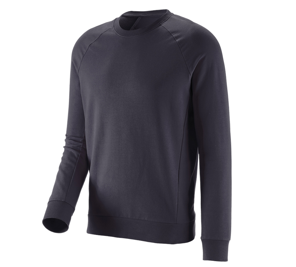 Shirts & Co.: e.s. Sweatshirt cotton stretch + dunkelblau