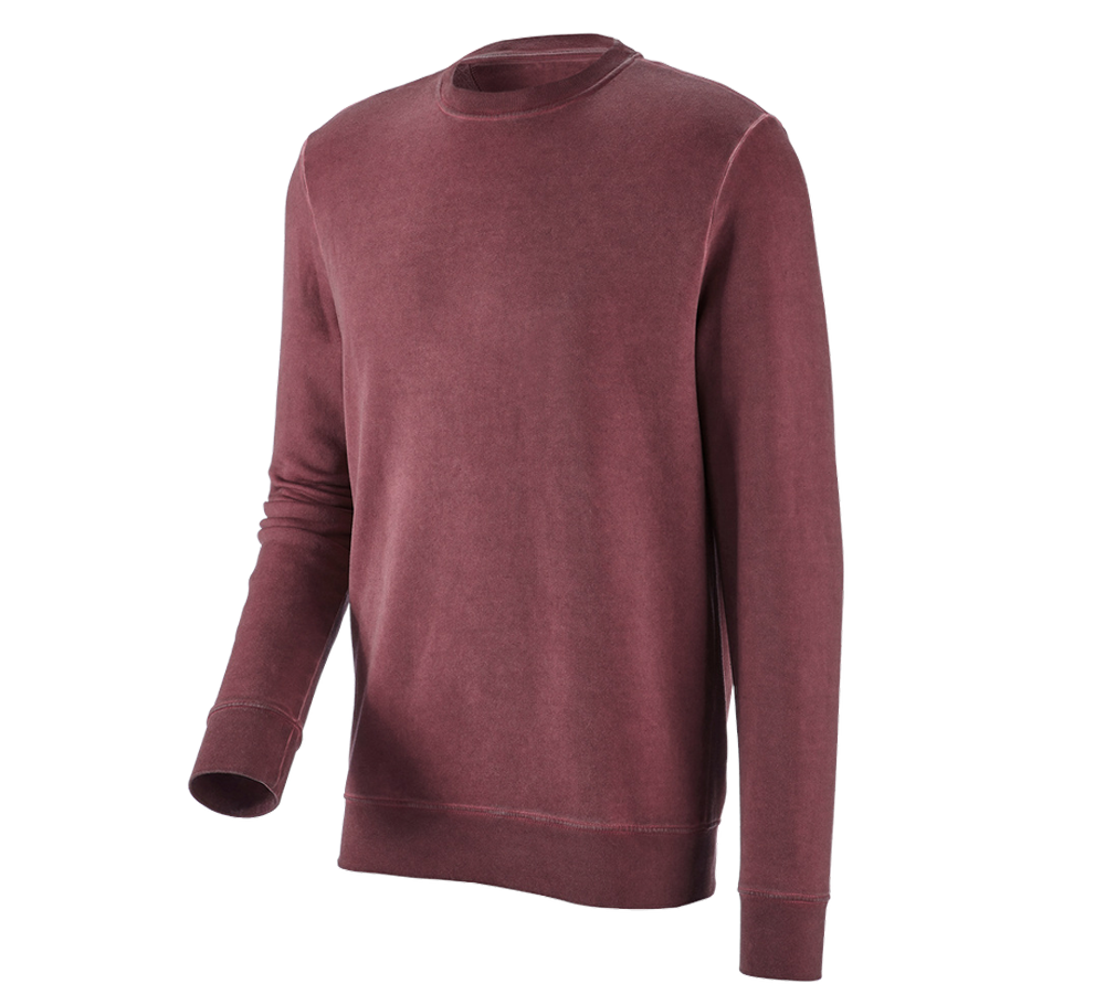 Hauts: e.s. Sweatshirt vintage poly cotton + rubis vintage