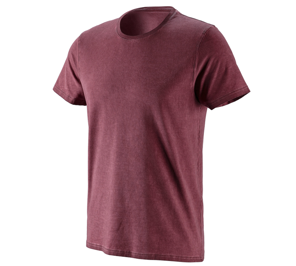 Hauts: e.s. T-Shirt vintage cotton stretch + rubis vintage