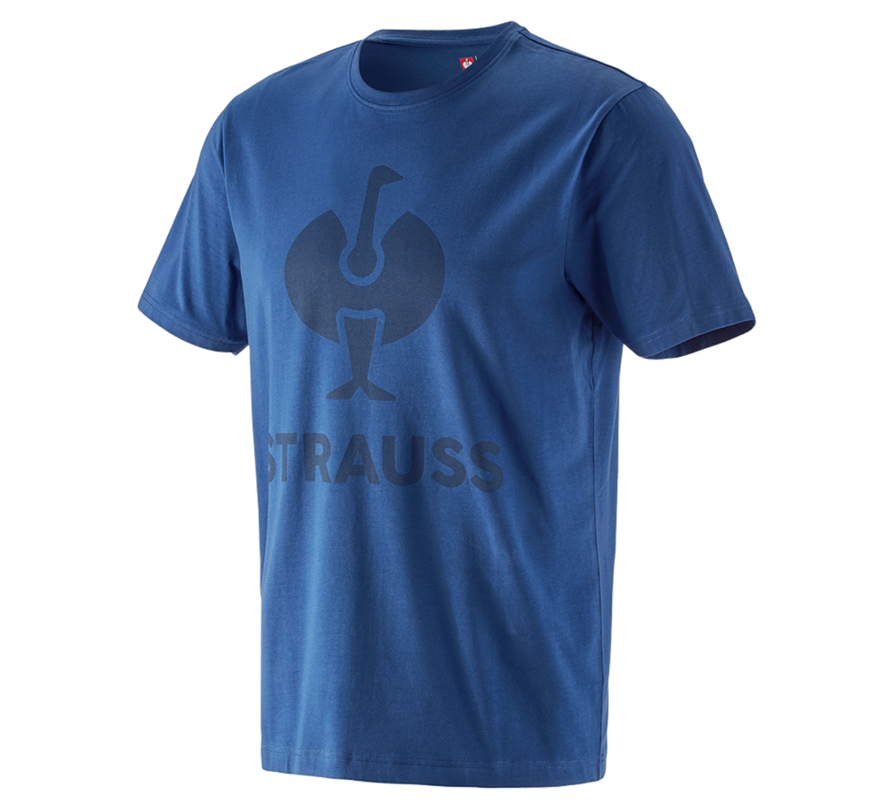 Hauts: T-Shirt e.s.concrete + bleu alcalin