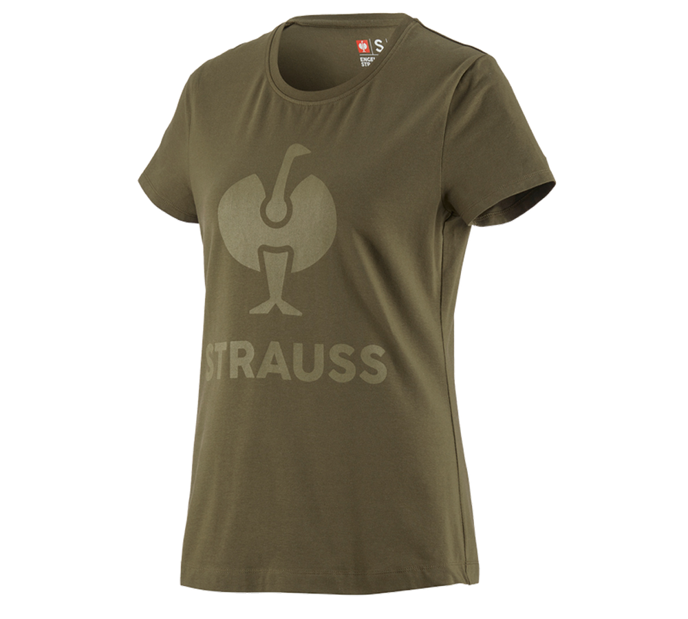 Thèmes: T-Shirt e.s.concrete, femmes + vert boue