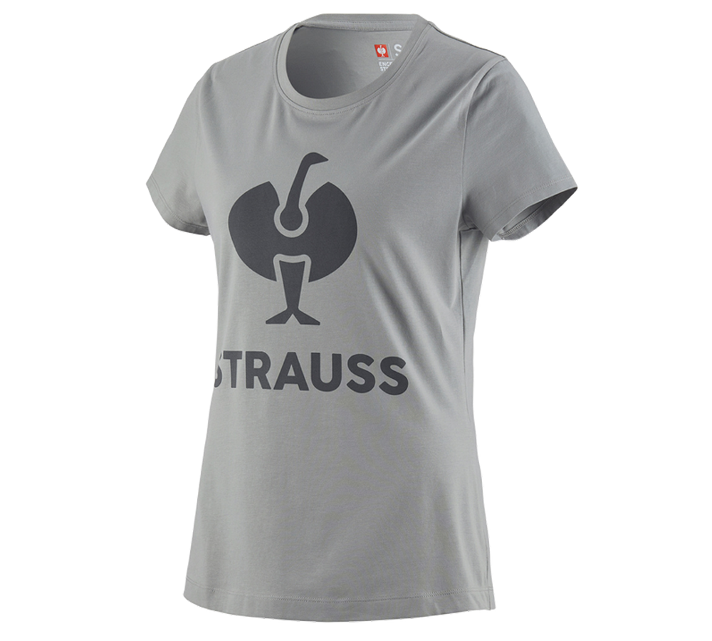 Shirts & Co.: T-Shirt e.s.concrete, Damen + perlgrau