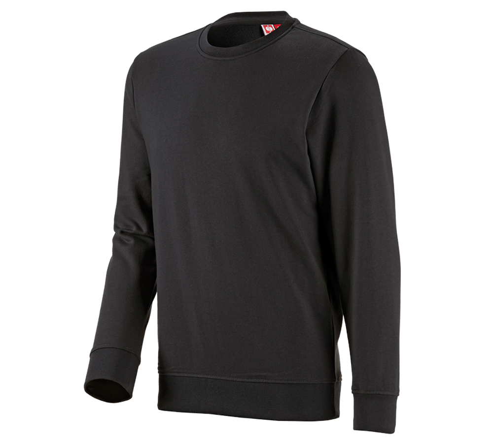 Shirts & Co.: Sweatshirt e.s.industry + schwarz