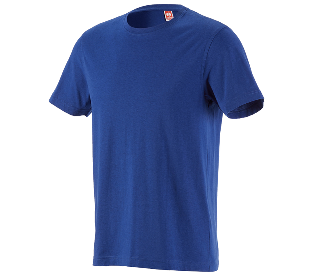 Hauts: T-Shirt e.s.industry + bleu royal