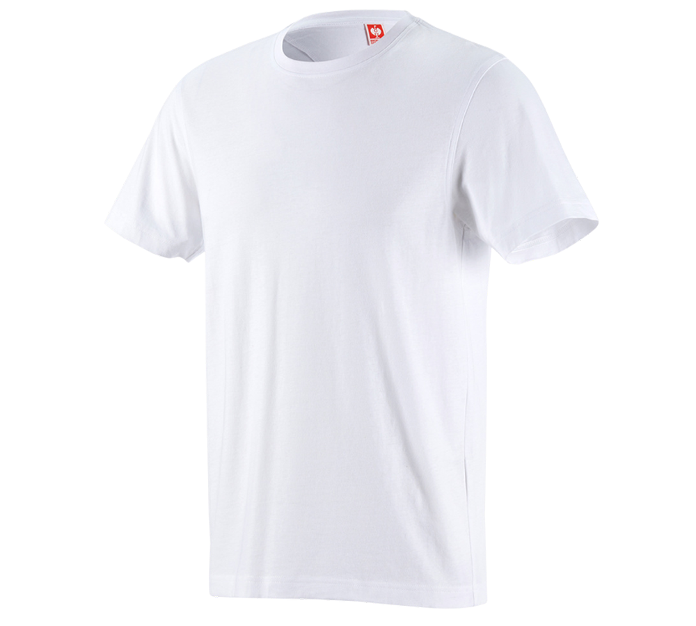 Hauts: T-Shirt e.s.industry + blanc