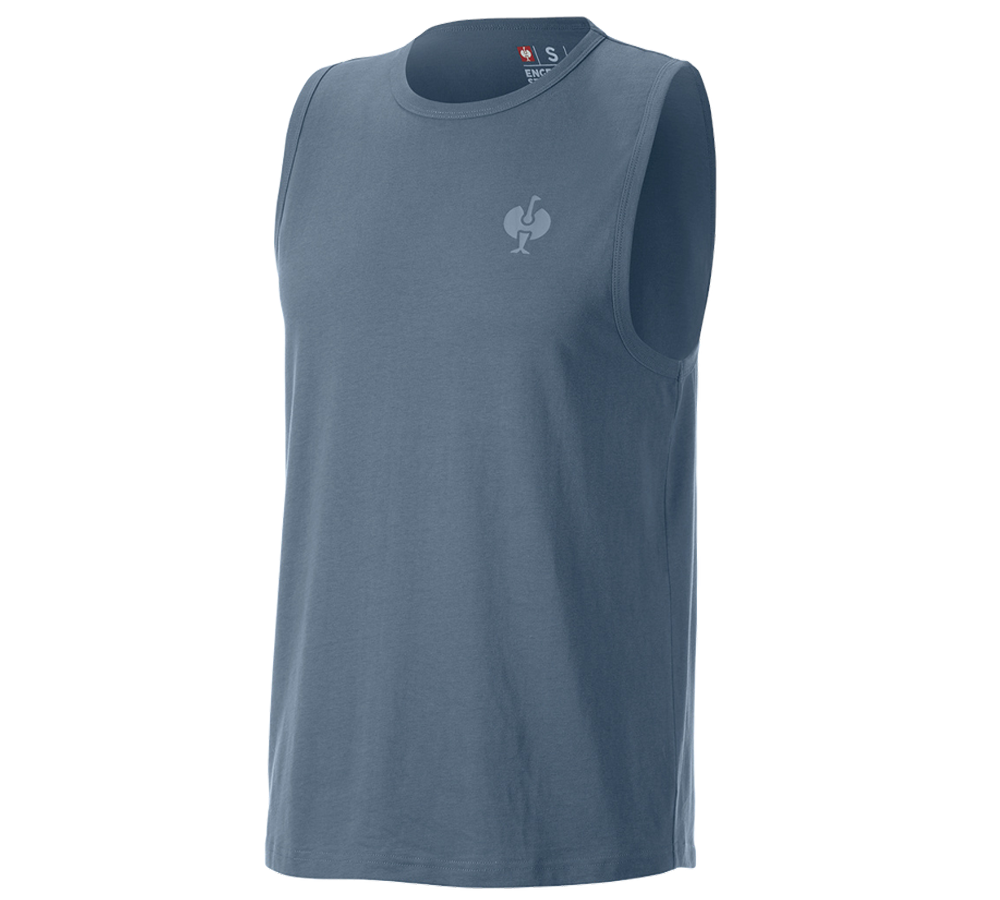 Themen: Athletik-Shirt e.s.iconic + oxidblau