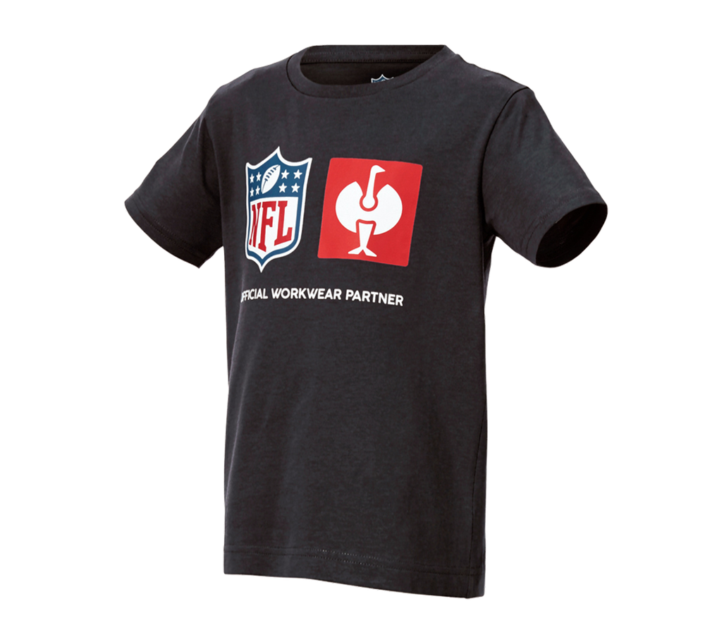 Hauts: NFL T-Shirt cotton, kids + noir