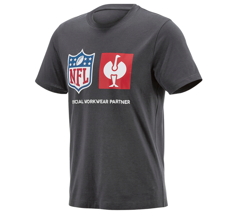 Vêtements: NFL T-Shirt cotton + gris carbone