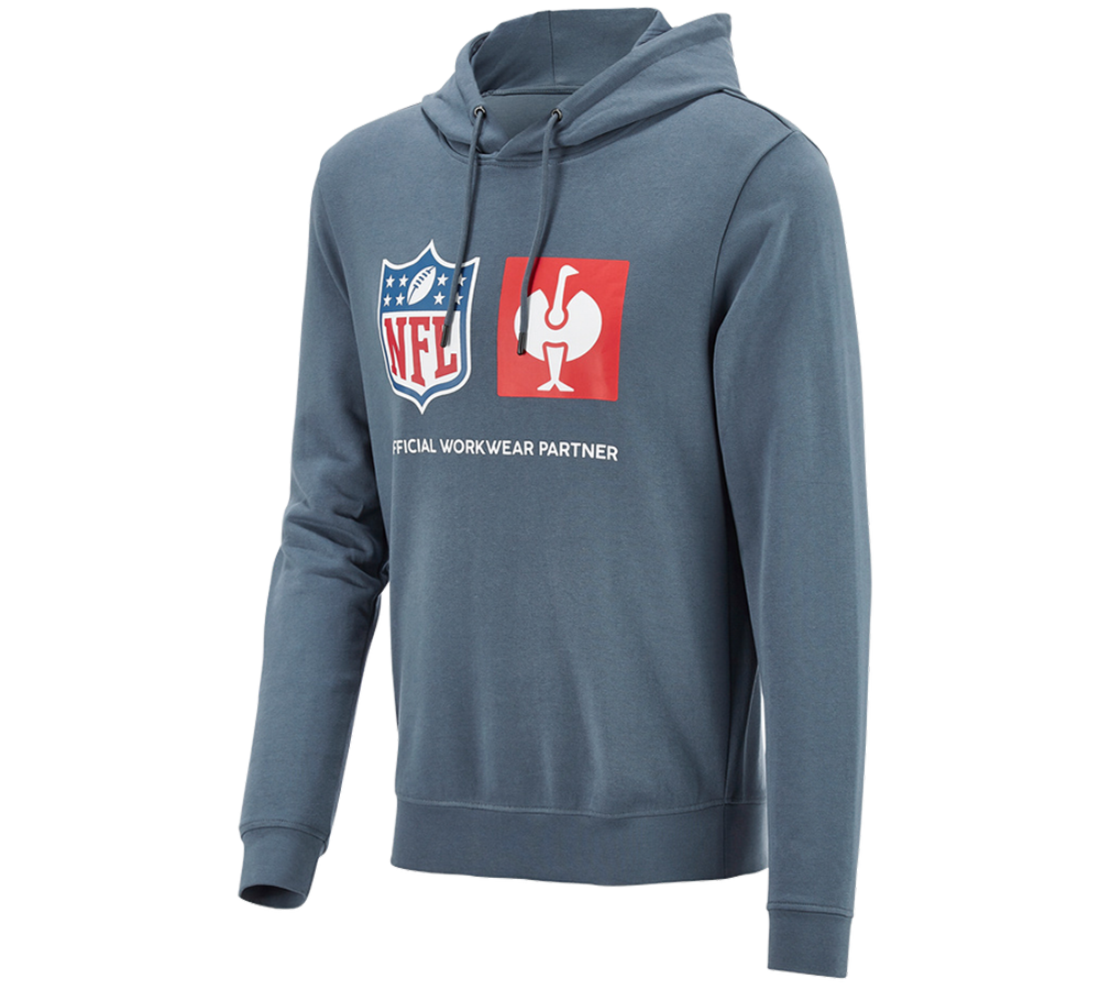 Bekleidung: NFL Hoodie cotton + oxidblau