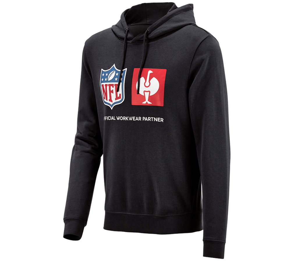 Collaborations: NFL Hoodie cotton + noir