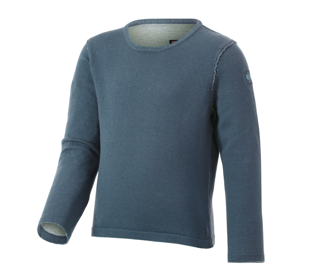 Bekleidung: Strickpullover e.s.iconic, Kinder + oxidblau