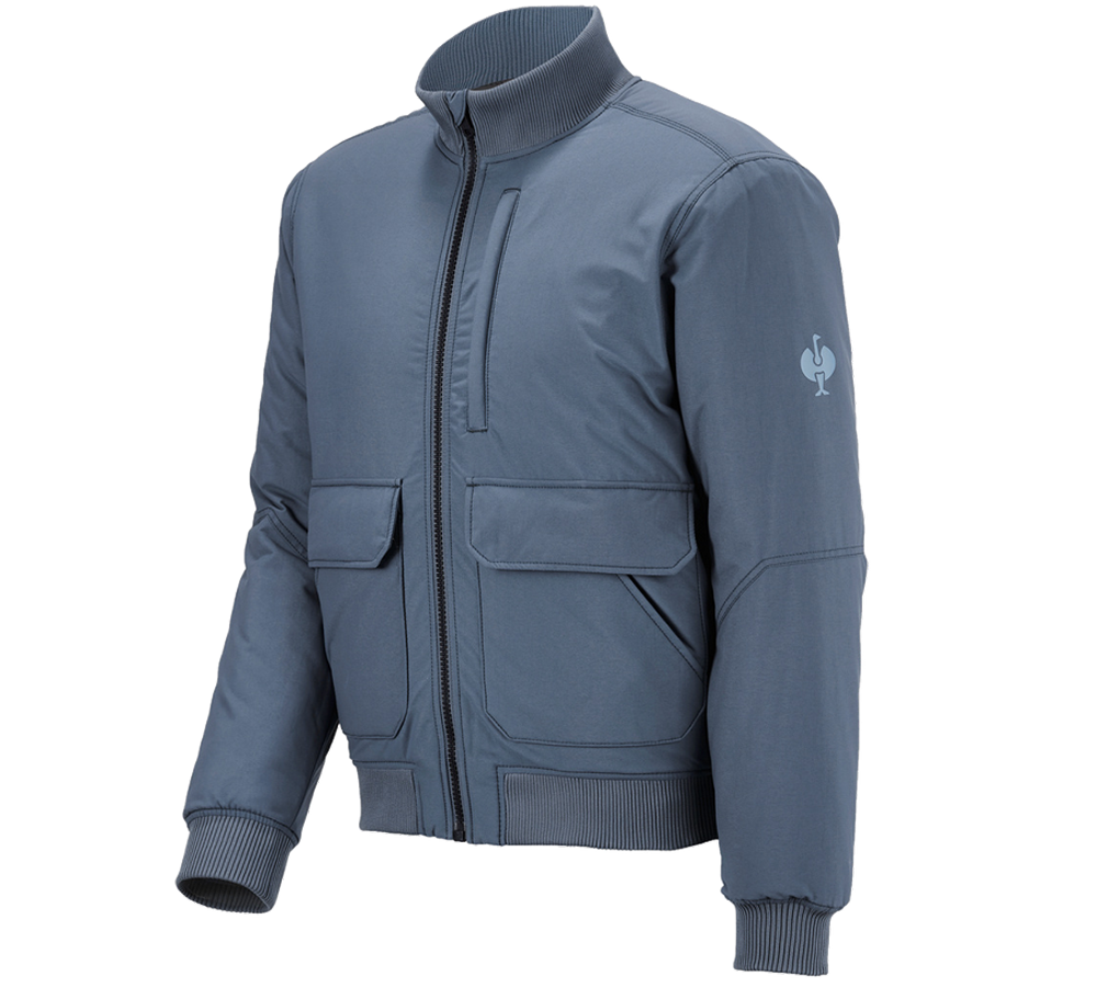 Vestes de travail: Blouson aviateur e.s.iconic + bleu oxyde