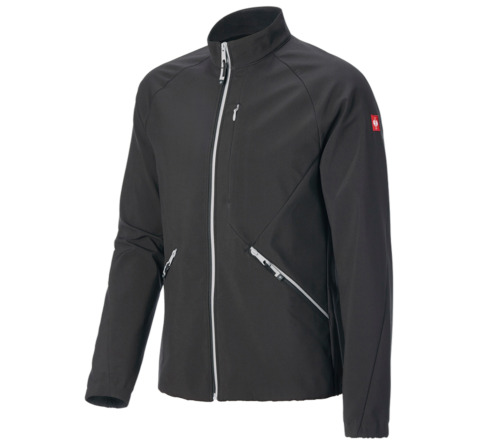 Vêtements: Veste Softshell e.s.ambition + noir/platine