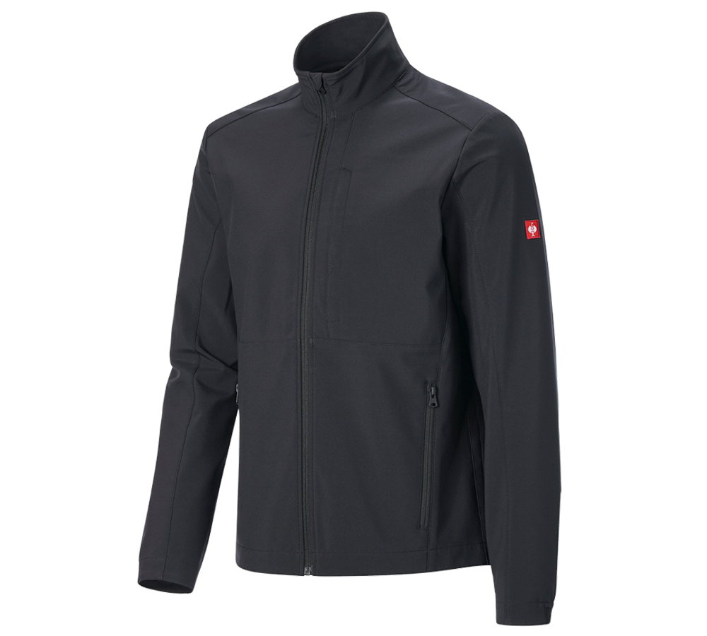 Bekleidung: Softshelljacke e.s.trail pure + schwarz