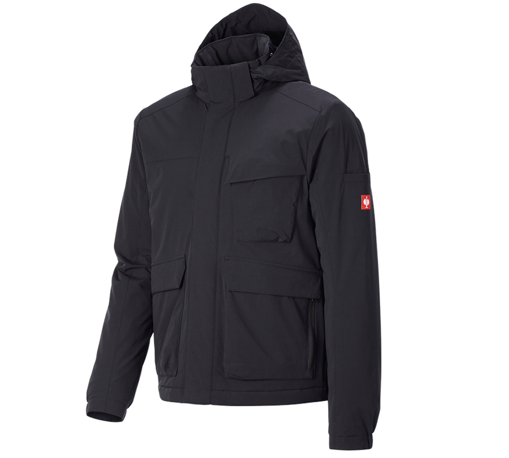 Bekleidung: Winterjacke e.s.trail pure + schwarz