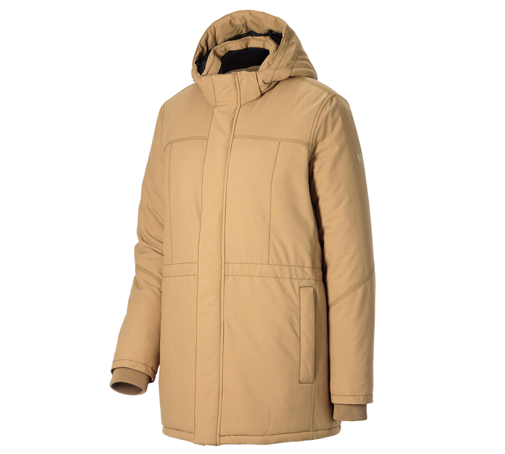 Bekleidung: Parka e.s.iconic, Damen + mandelbraun