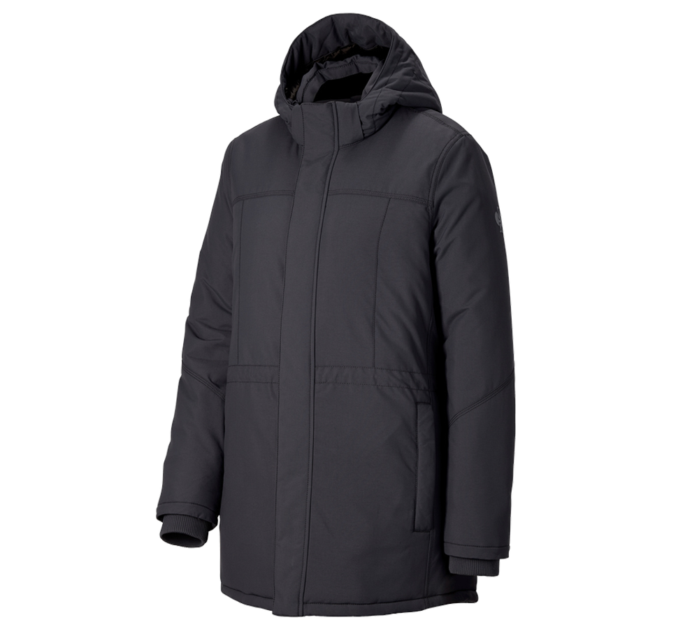 Bekleidung: Parka e.s.iconic, Damen + schwarz