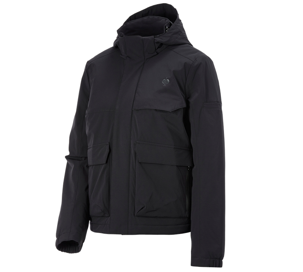 Bekleidung: Winterjacke e.s.trail, Damen + schwarz