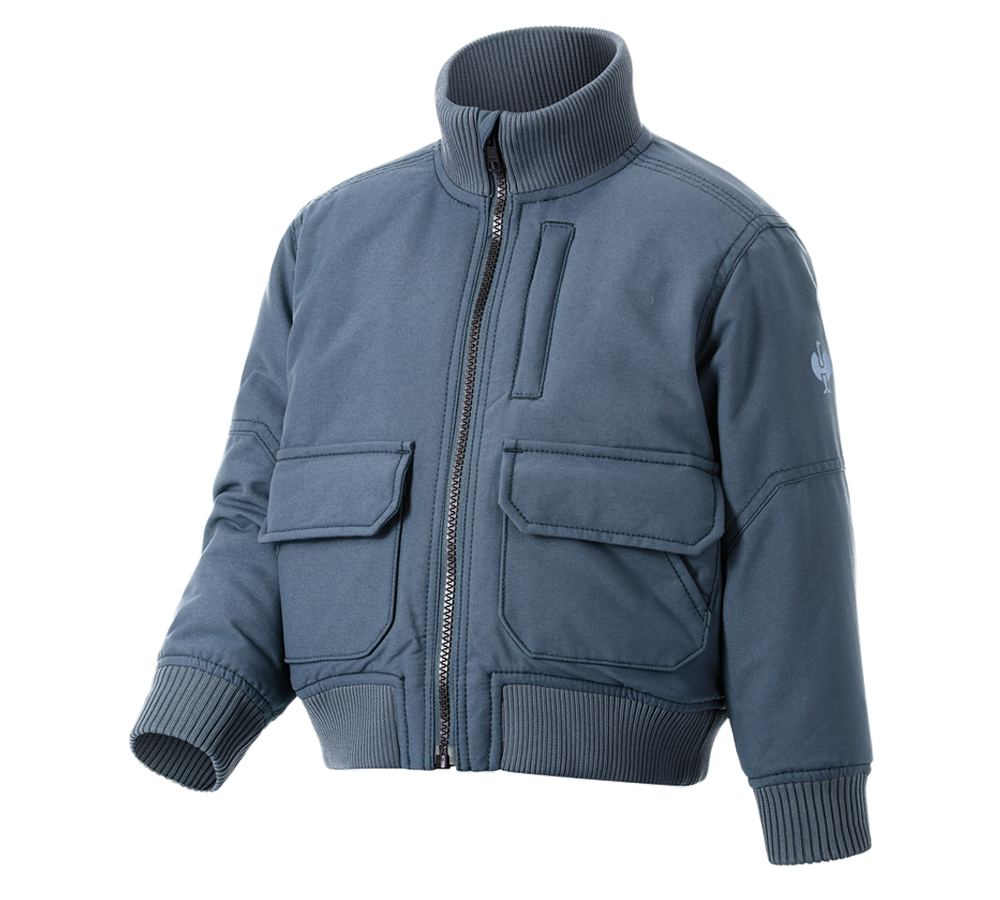 Vêtements: Blouson aviateur e.s.iconic, enfants + bleu oxyde