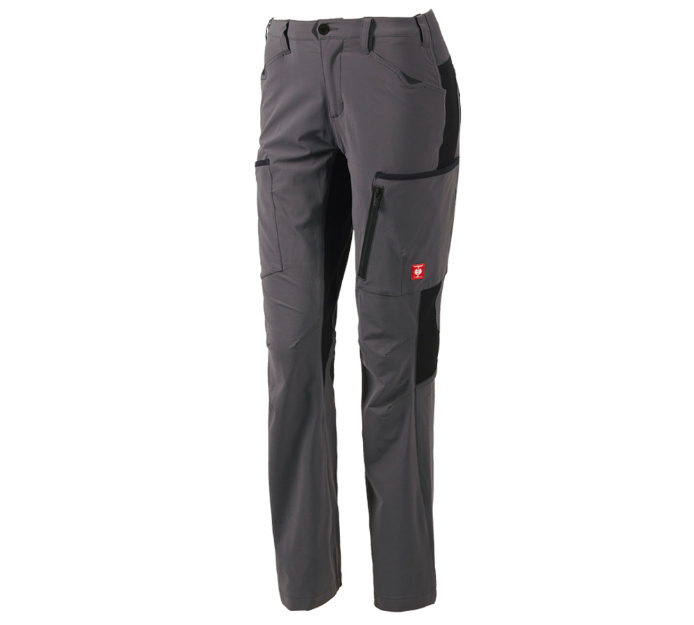 Pantalons de travail: Pantalon Cargo e.s.vision stretch, femmes + anthracite