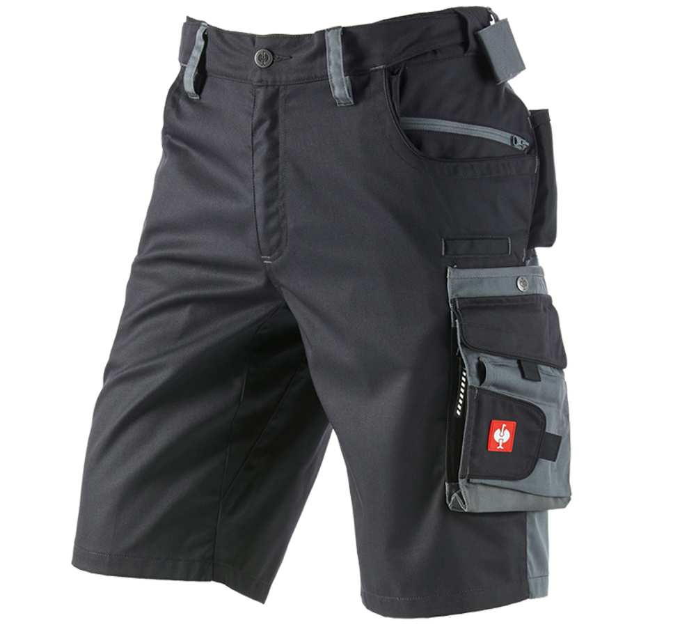 Pantalons de travail: Short e.s.motion + graphite/ciment