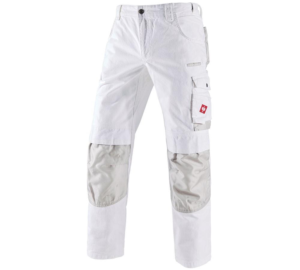 Horti-/ Sylvi-/ Agriculture: Jeans e.s.motion denim + blanc/argent